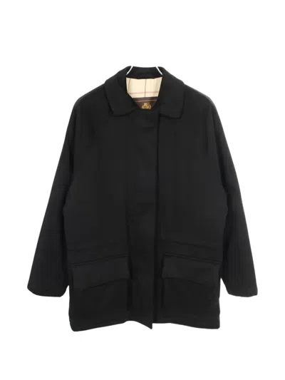Pre-owned Loro Piana 2000s Long-sleeve Coat In Black