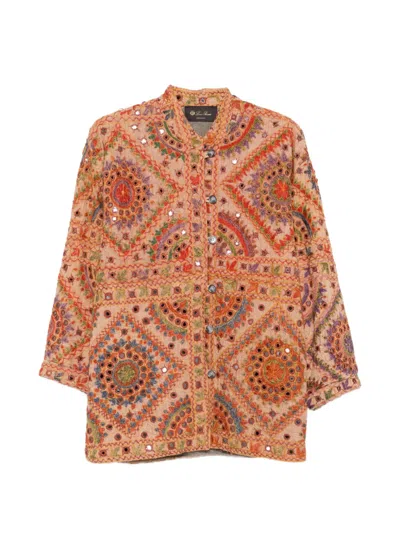 Pre-owned Loro Piana 2010s Embellished Jacket In Neutral