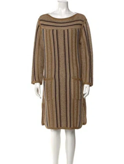 Pre-owned Loro Piana 2020 Mini Dress In Brown