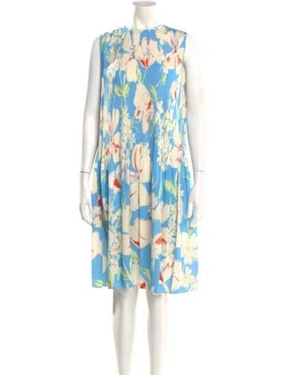 Pre-owned Loro Piana 2022 Knee-length Dress In Blue