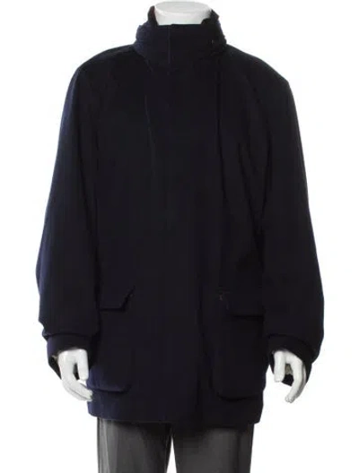 Pre-owned Loro Piana 2023 Baby Cashmere Parka In Blue