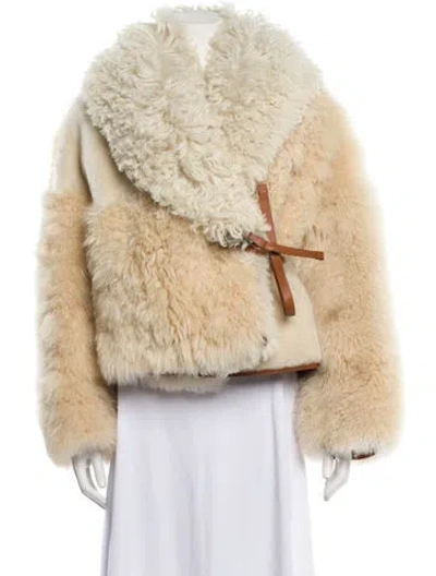 Pre-owned Loro Piana 2023 Fur Jacket W/ Tags In Neutral