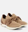 Loro Piana 360 Flexy Walk Sneakers In Dusty Camel