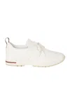 Loro Piana 360 Flexy Walk Sneakers In White