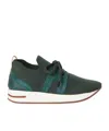 Loro Piana 360 Lp Flexy Walk Mesh Trainers In Wild Green