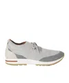 Loro Piana 360 Lp Flexy Walk Sneakers In Gray