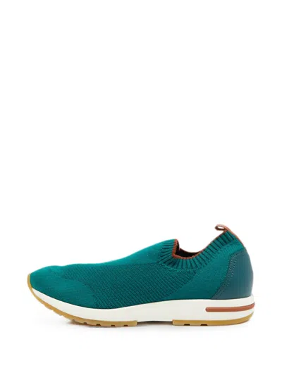 Pre-owned Loro Piana 360 Lp Flexy Walk Sneakers In Green