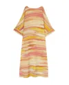 Loro Piana Cillia Striped Silk-chiffon Maxi Dress In Nude