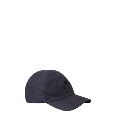 Loro Piana Adjustable Baseball Cap In Black