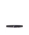 Loro Piana Adjustable Waist Belt In Black