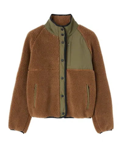 Loro Piana Aiant Double-sided Long-sleeved Casual Jacket In Yellowish Brown