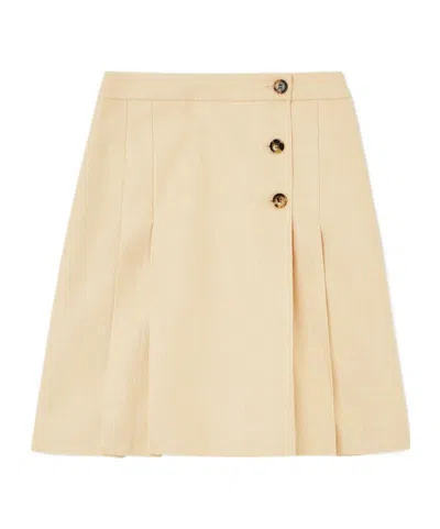 Loro Piana Aida Skirt In Milk Amber