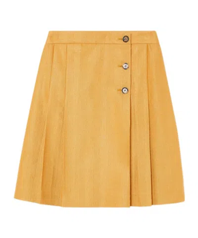 Loro Piana Aida Skirt In Saffron Tea
