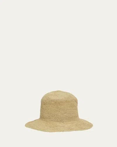Loro Piana Airi Woven Straw Hat In Neutrals