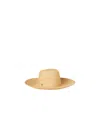 Loro Piana Akemi Hat With Wide Brim In Natural Straw Yellow