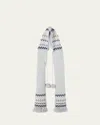 Loro Piana Alpe Pile Cashmere And Silk Hood Scarf In Pearl Stone Seafoam