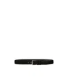 Loro Piana Alsavel Pin-buckle Belt In Black
