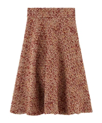 Loro Piana Amely Skirt In Pink