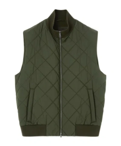 Loro Piana Ampay Vest In Green