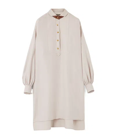 Loro Piana Anastasia Dress In Neutral