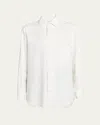 Loro Piana Andre Button Down Silk Blouse In Nougat