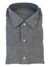 Loro Piana Andre Button-fastening Linen Shirt In Gray