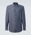 Loro Piana André Chambray Shirt In Blue