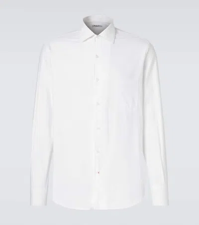 Loro Piana André Cotton Shirt In White