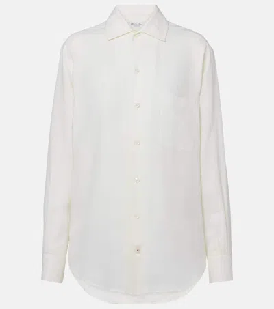 LORO PIANA ANDRÉ LINEN SHIRT