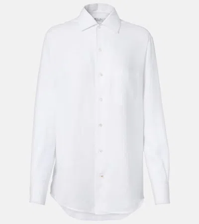 Loro Piana André Oversized Linen Shirt