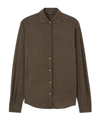 Loro Piana André Shirt In Brown