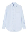 Loro Piana Light Blue-grey Shirt In Blue