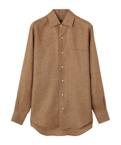 Loro Piana André Shirt In Brown