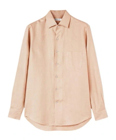 Loro Piana André Shirt In Pink Petals