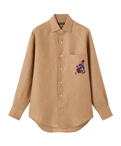 Loro Piana Andre Shirt In Neutral