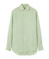 Loro Piana André Shirt In Soft Green Tea
