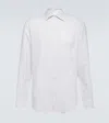 Loro Piana André Striped Linen Shirt In Beige