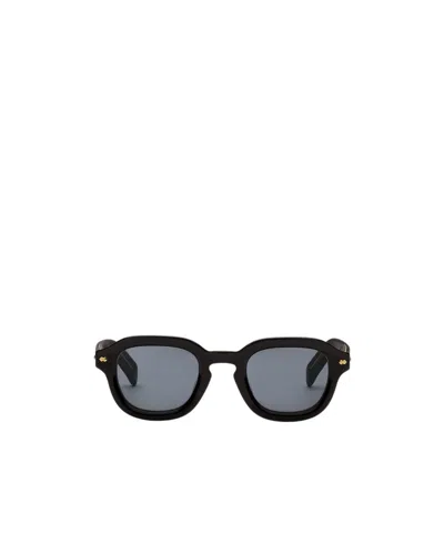 Loro Piana André Sunglasses In Black Gray/black Gold