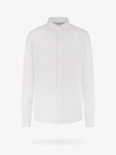 Loro Piana Andrew Cotton Shirt In White