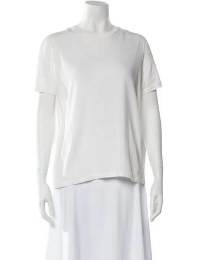 Pre-owned Loro Piana Angera Crew Neck T-shirt In White