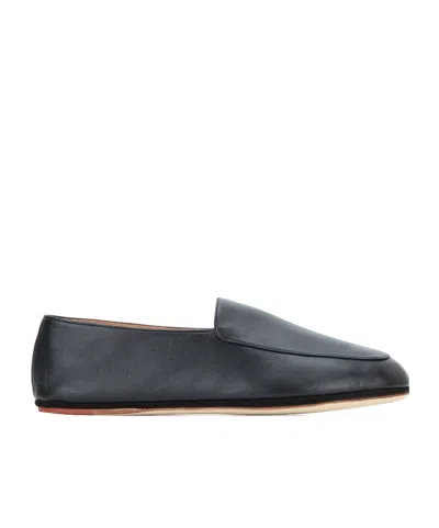 Loro Piana Anton Walk Loafers In Black