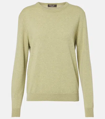 Loro Piana Arona Cashmere Sweater In Green
