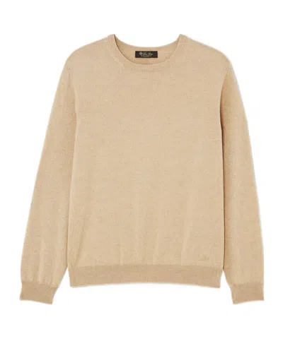 Loro Piana Parksville Cashmere Knit Sweater In D0c7 Cinnamon Roll Mel