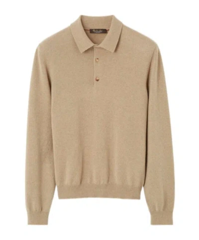 Loro Piana Arona Polo Shirt In Brown