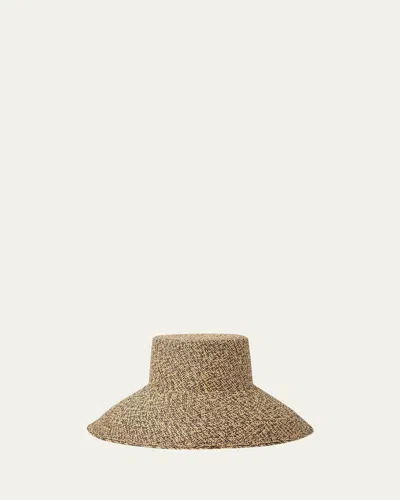 Loro Piana Arya Straw Cloche Hat In Brown