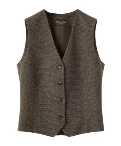 Loro Piana Ayas Vest In Green