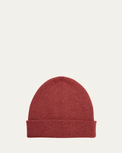 Loro Piana Baby Cashmere Beanie In Red