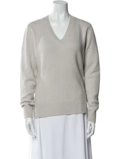 Pre-owned Loro Piana Baby Cashmere Cashmere Sweater In Gray
