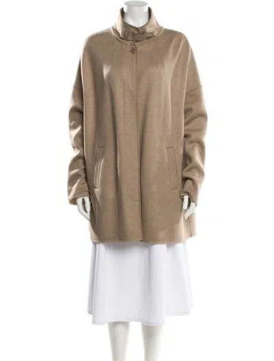 Pre-owned Loro Piana Baby Cashmere Coat In Neutral