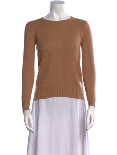 Pre-owned Loro Piana Baby Cashmere Crew Neck Sweater In Neutral